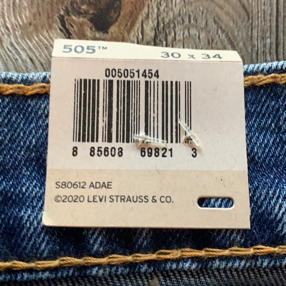 Levi’s 505 Regular Fit Stretch Men’s Jeans - Picture 5 of 7